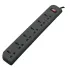 Belkin Power Strip 6 Port 2 M Gray Economy Series 